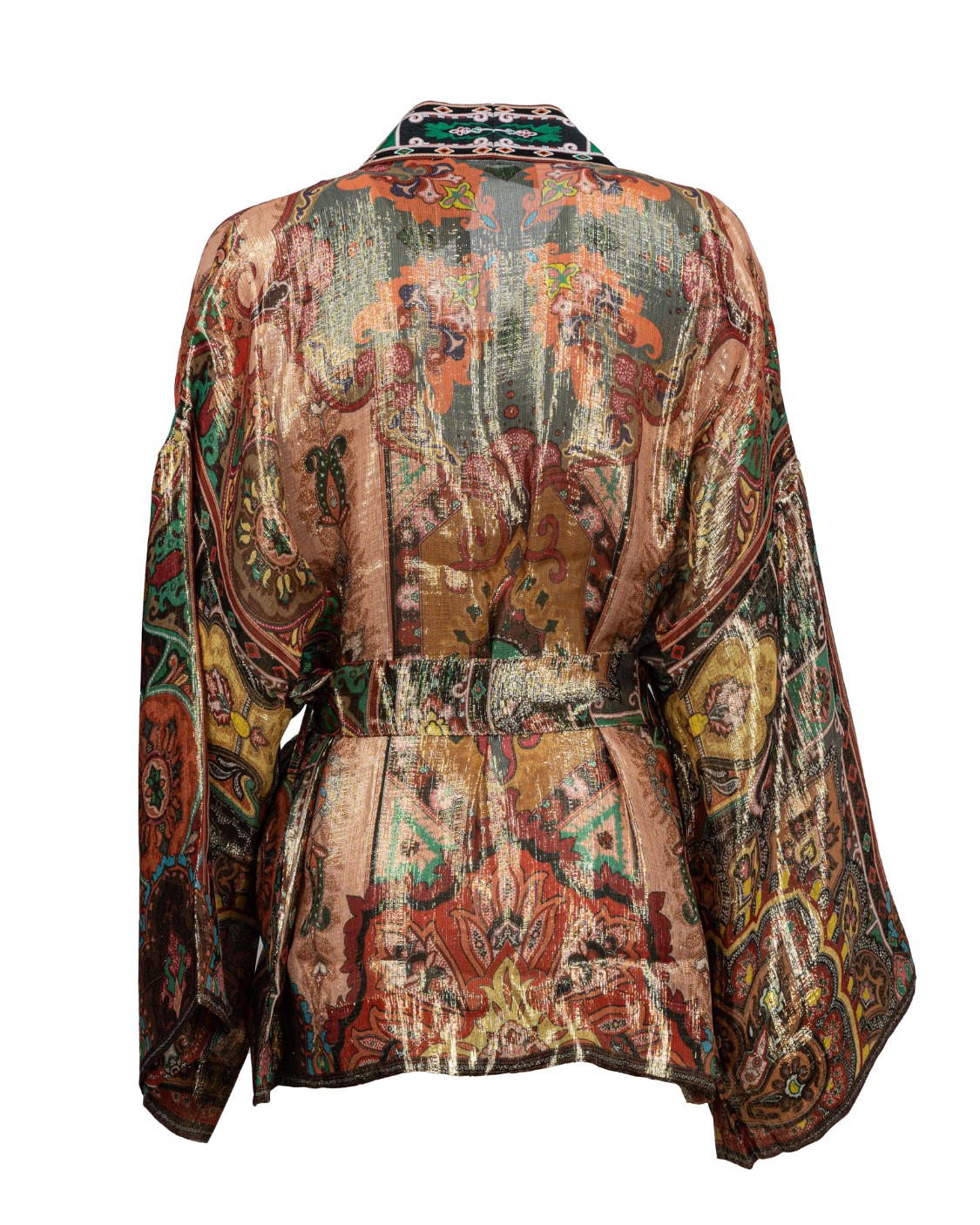 shop ETRO Sales Giacca: Etro giacca kimono in seta.
Maniche lunghe.
Cintura in vita removibile.
Decorata con motivi floreali.
Multicolore.
Vestibilità regolare.
Composizione: 67% seta 33% fibra metallizzata.
Made in Italy.. 16102 5620-8000 number 515308